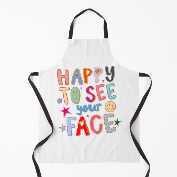 Item preview, Happy To See Your Face Teacher Shirt, Colorful Doodle Graphic Tee, Cute Back To School Teacher Gift, Retro Smiley Classroom Shirt, Comfort Colors designed and sold by Blebaylem.