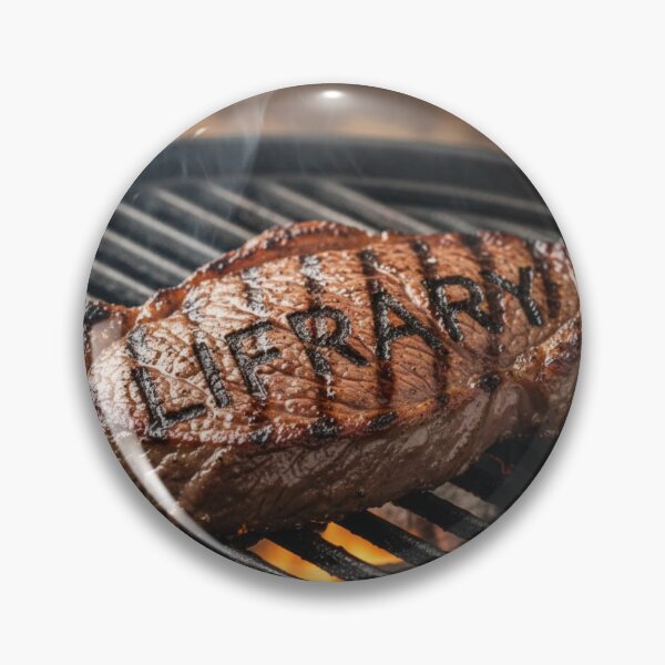 Item preview, Lifrary Steaks Grilling Foodie Book Lover Funny Meat Design Premium T-Shirt designed and sold by lifrary365.