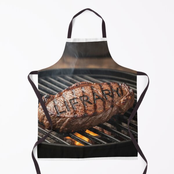 Item preview, Lifrary Steaks Grilling Foodie Book Lover Funny Meat Design Premium T-Shirt designed and sold by lifrary365.