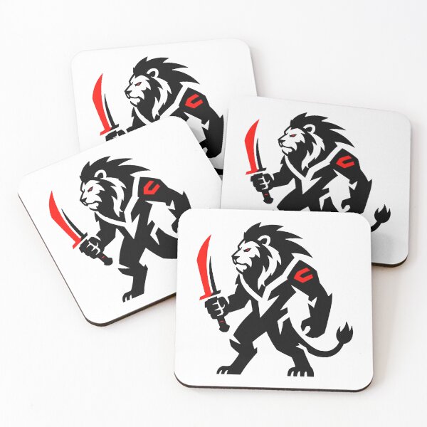 Item preview, Black and Red Lion Warrior designed and sold by Idans.