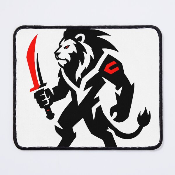 Item preview, Black and Red Lion Warrior designed and sold by Idans.