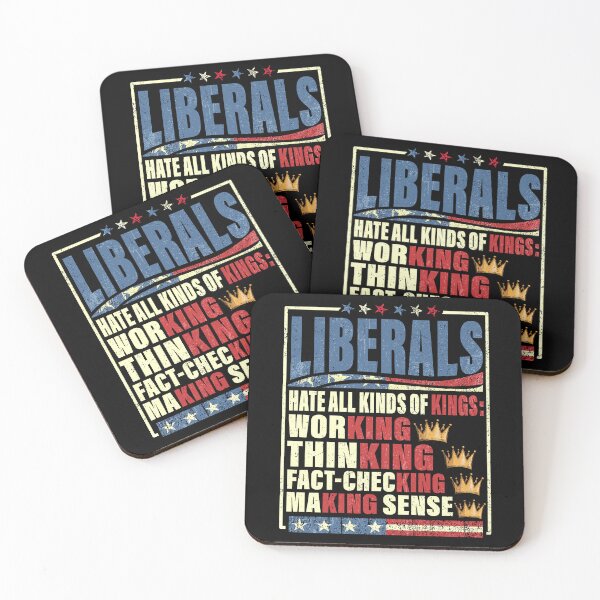 Item preview, Liberals Hate All Kinds of Kings Funny Political Satire Anti Liberal Quotes designed and sold by watanabeee.