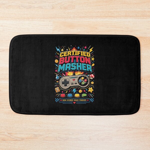 Item preview, Certified Button Masher – Retro Arcade Gamer Graphic T-Shirt designed and sold by JIMBOEE.