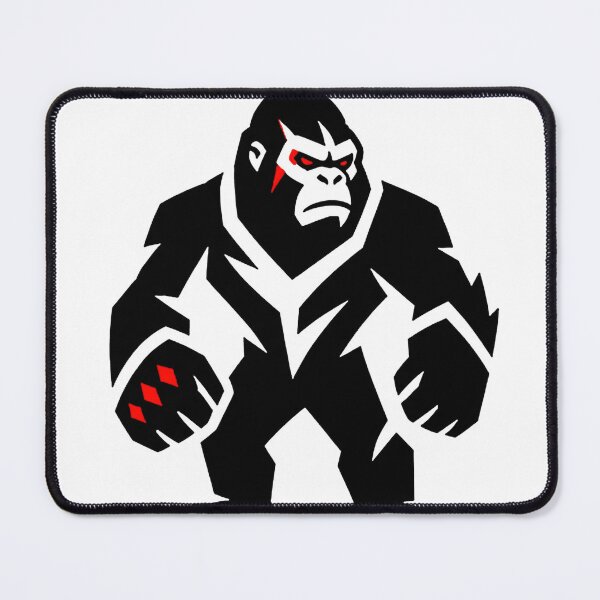 Item preview, Black and Red Gorilla Warrior designed and sold by Idans.