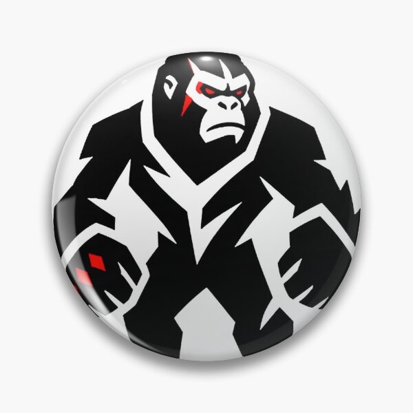Item preview, Black and Red Gorilla Warrior designed and sold by Idans.