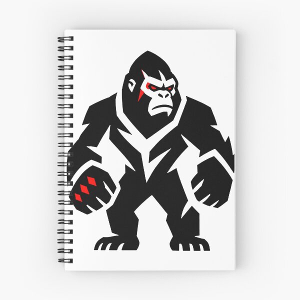 Item preview, Black and Red Gorilla Warrior designed and sold by Idans.
