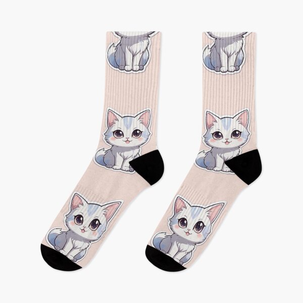 Item preview, Digital Art - Stylized Kitten, Manga Inspired Illustration designed and sold by World-Pets.