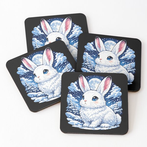 Item preview, Cold Moon | Arctic Hare designed and sold by Funny Vintage Stickers And T-Shirts.