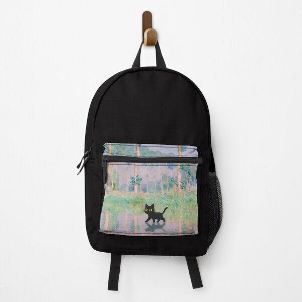 Item preview,   Monet's Cat - Cute Impressionist Landscape Parody designed and sold by PurrfectHome.