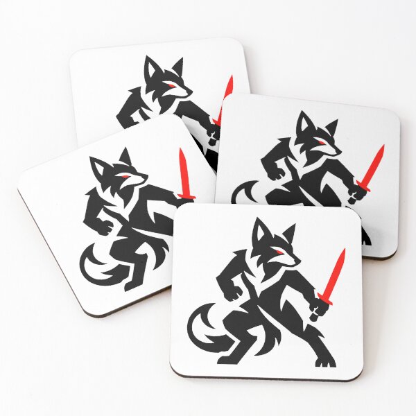 Item preview, Black and Red Fox Warrior designed and sold by Idans.