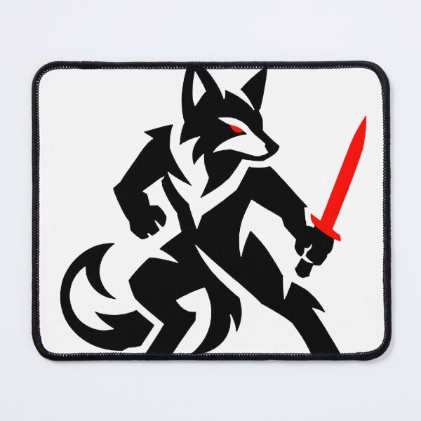 Item preview, Black and Red Fox Warrior designed and sold by Idans.