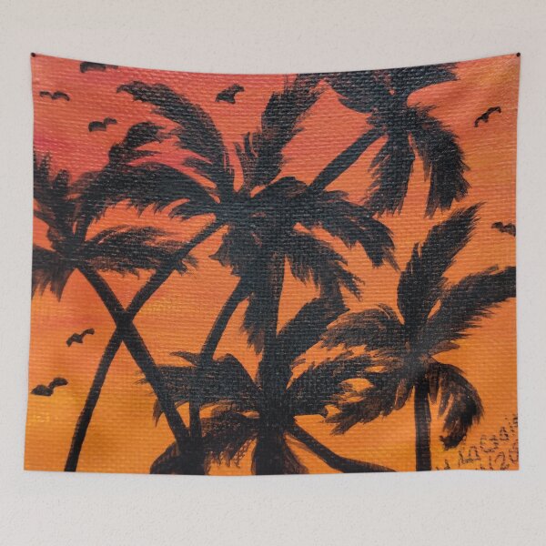 Item preview, Sunset and Coconut Trees designed and sold by HAC Studio.