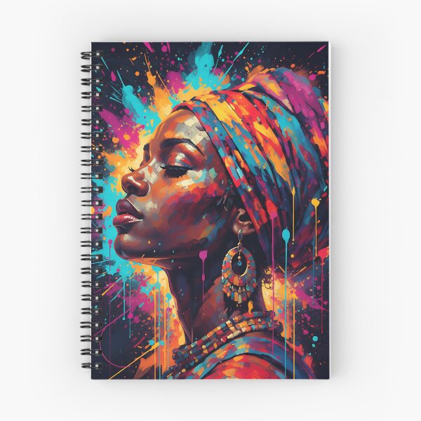 Item preview, Radiant Soul – Afro Abstract Portrait | Vibrant Contemporary Wall Art designed and sold by Atelier Nova.