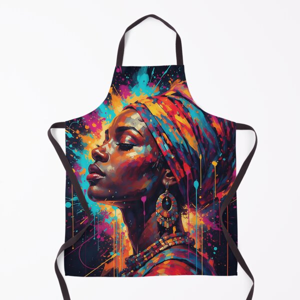 Item preview, Radiant Soul – Afro Abstract Portrait | Vibrant Contemporary Wall Art designed and sold by Atelier Nova.