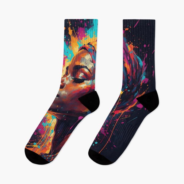 Item preview, Radiant Soul – Afro Abstract Portrait | Vibrant Contemporary Wall Art designed and sold by Atelier Nova.