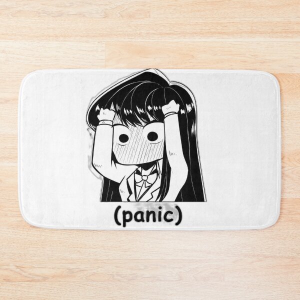 Item preview, Panic Mode Anime Girl | Social Anxiety Meme Sticker designed and sold by ZenOtaku Lab.