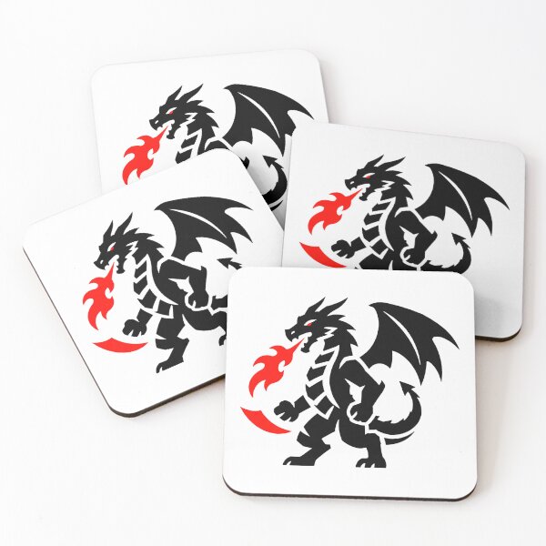 Item preview, Black and Red Dragon Warrior designed and sold by Idans.