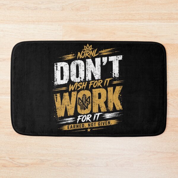 Item preview, Don't Wish For It, Work For It | Motivational Shirt designed and sold by NJRNL Apparel .