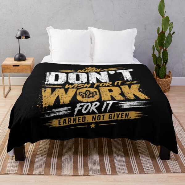 Item preview, Don't Wish For It, Work For It | Motivational Shirt designed and sold by NJRNL Apparel .