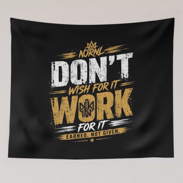 Item preview, Don't Wish For It, Work For It | Motivational Shirt designed and sold by NJRNL Apparel .
