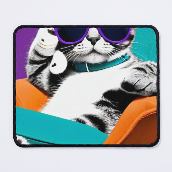 Item preview, Digital Art - Trendy Feline, Humorous Contemporary Illustration designed and sold by World-Pets.