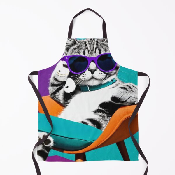Item preview, Digital Art - Trendy Feline, Humorous Contemporary Illustration designed and sold by World-Pets.