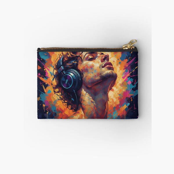 Item preview, Lost in the Rhythm | Vibrant Abstract Music Portrait designed and sold by Atelier Nova.
