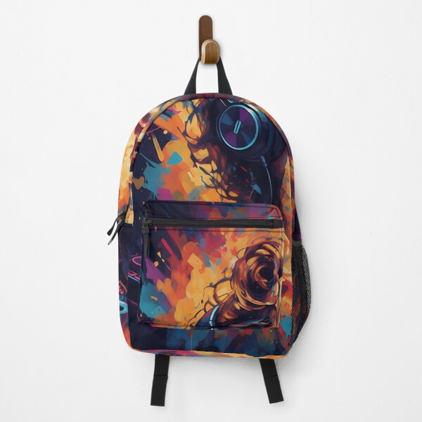 Item preview, Lost in the Rhythm | Vibrant Abstract Music Portrait designed and sold by Atelier Nova.