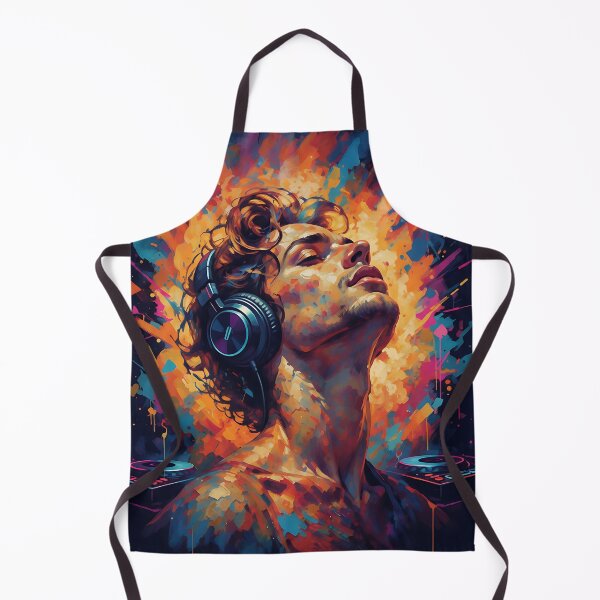 Item preview, Lost in the Rhythm | Vibrant Abstract Music Portrait designed and sold by Atelier Nova.