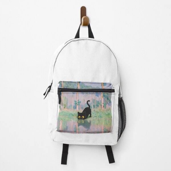 Item preview, Black Cat takes a drink landscape parody designed and sold by PurrfectHome.