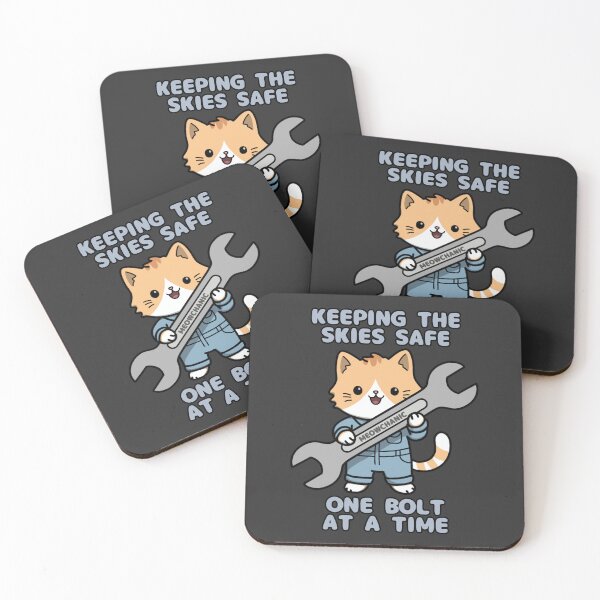 Item preview, Meowchanic: One Bolt at a Time designed and sold by plocreative.