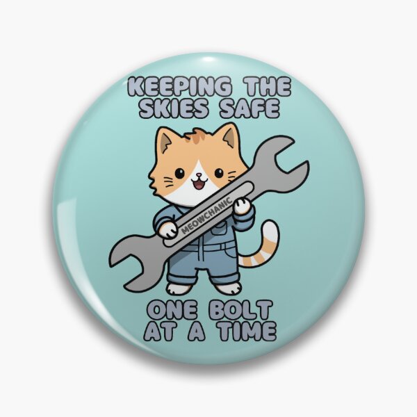 Item preview, Meowchanic: One Bolt at a Time designed and sold by plocreative.