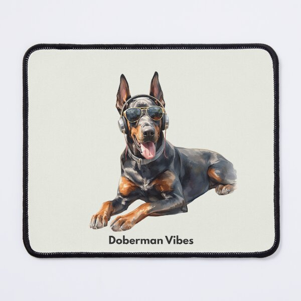 Item preview, Doberman Vibes designed and sold by TeeHee Puns.