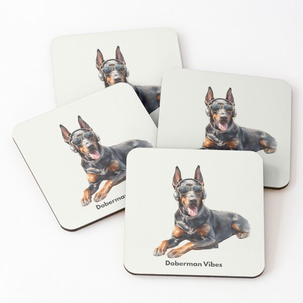 Item preview, Doberman Vibes designed and sold by TeeHee Puns.