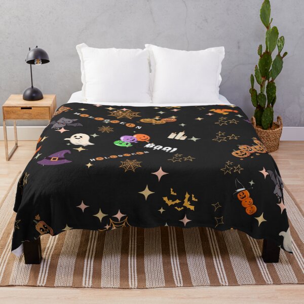 Item preview, Spooky Cute Halloween Doodles & Kawaii Pumpkin Pattern designed and sold by SeJaa.