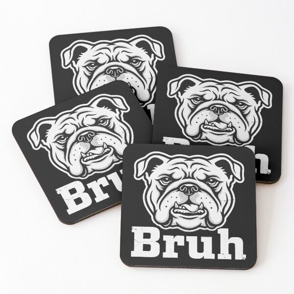 Item preview, BRUH the OG Bulldog, a bold bulldog graphic tee design for urban fashion and funny dog apparel designed and sold by New Texas Republic.