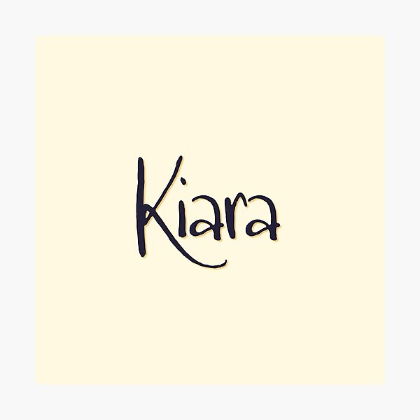 Item preview, KIARA personalized type design designed and sold by CharlottePlaceArt.