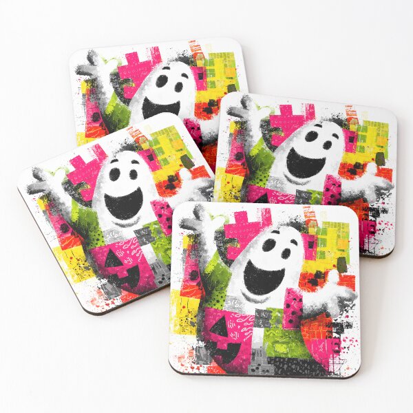 Item preview, Colorful Grunge Pop Art Halloween Ghost designed and sold by colorful-white.