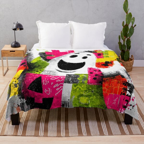 Item preview, Colorful Grunge Pop Art Halloween Ghost designed and sold by colorful-white.