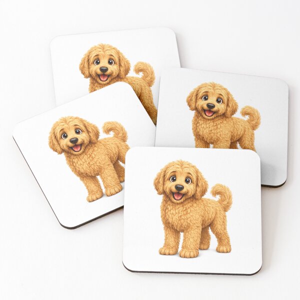 Item preview, Cute Golden Doodle Puppy designed and sold by BackgroundND.