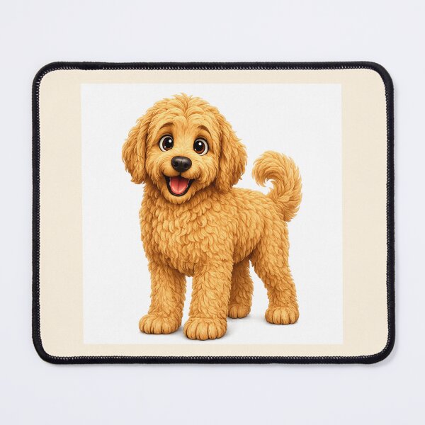 Item preview, Cute Golden Doodle Puppy designed and sold by BackgroundND.
