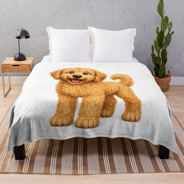 Item preview, Cute Golden Doodle Puppy designed and sold by BackgroundND.