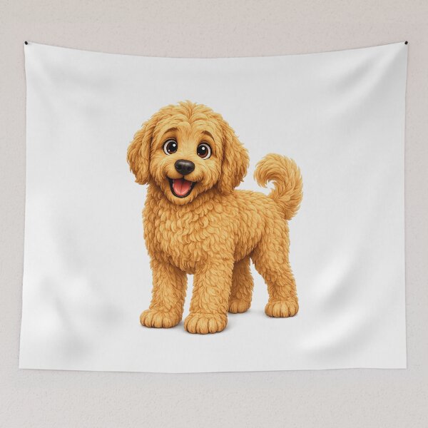 Item preview, Cute Golden Doodle Puppy designed and sold by BackgroundND.
