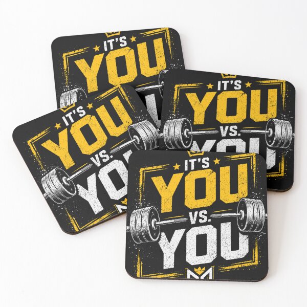Item preview, It's You vs You | Gym Motivation Design designed and sold by NJRNL Apparel .