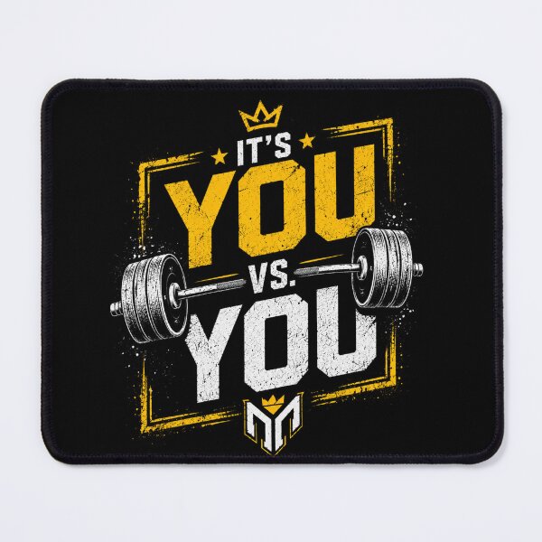 Item preview, It's You vs You | Gym Motivation Design designed and sold by NJRNL Apparel .