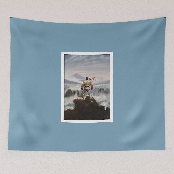 Item preview, Geek X Art - Ryu contemplating a sea of clouds designed and sold by Magic-Ynk.