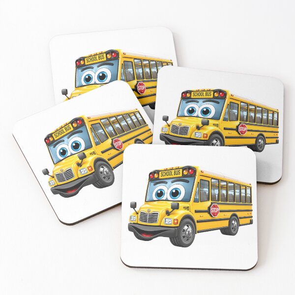 Item preview, Short School Bus Cartoon designed and sold by Scott Hayes.