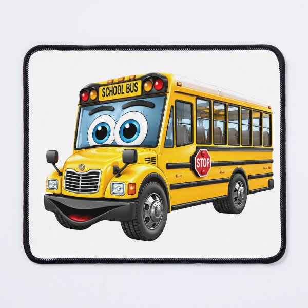 Item preview, Short School Bus Cartoon designed and sold by Scott Hayes.