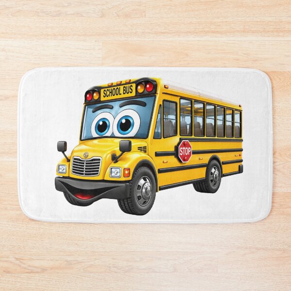 Item preview, Short School Bus Cartoon designed and sold by Scott Hayes.