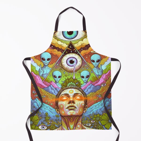 Item preview, Psychedelic Alien Awakening Third Eye Surreal Art designed and sold by psychedelic0.